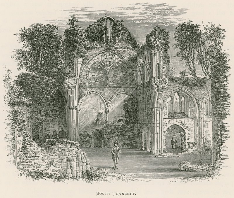 Netley Abbey, Zuid Transept door Alexander Francis Lydon