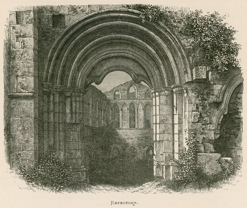 Rievaulx Abdij, Refter door Alexander Francis Lydon