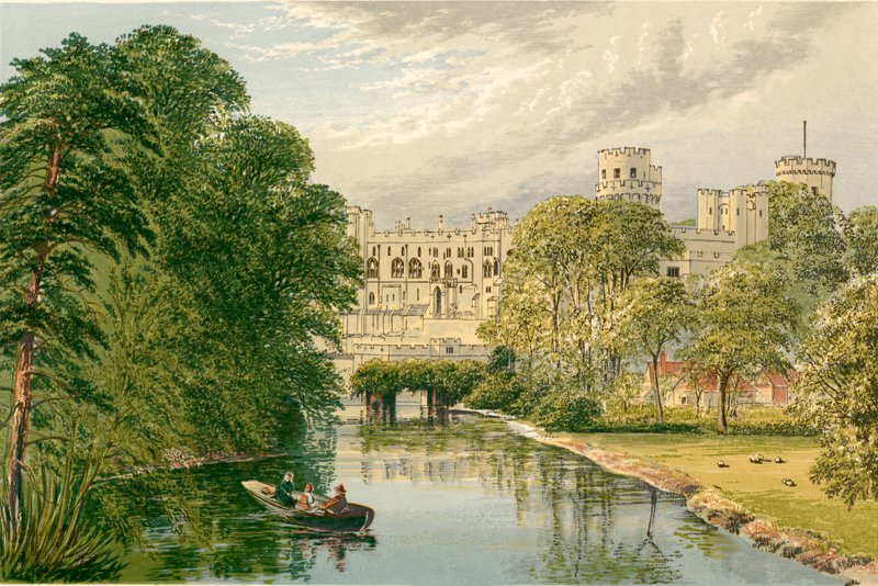 Kasteel Warwick door Alexander Francis Lydon