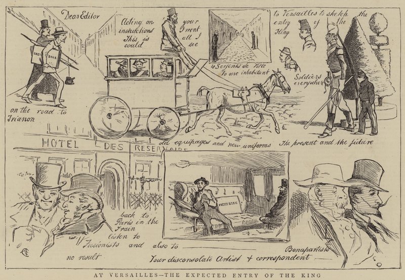 In Versailles, de Verwachte Binnenkomst van de Koning door Alfred Chantrey Corbould