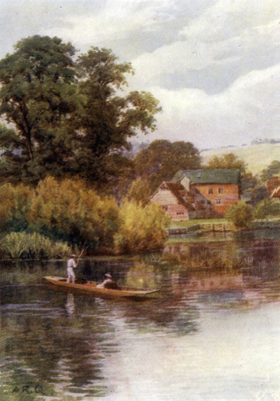 Streatley Mill door Alfred Robert Quinton