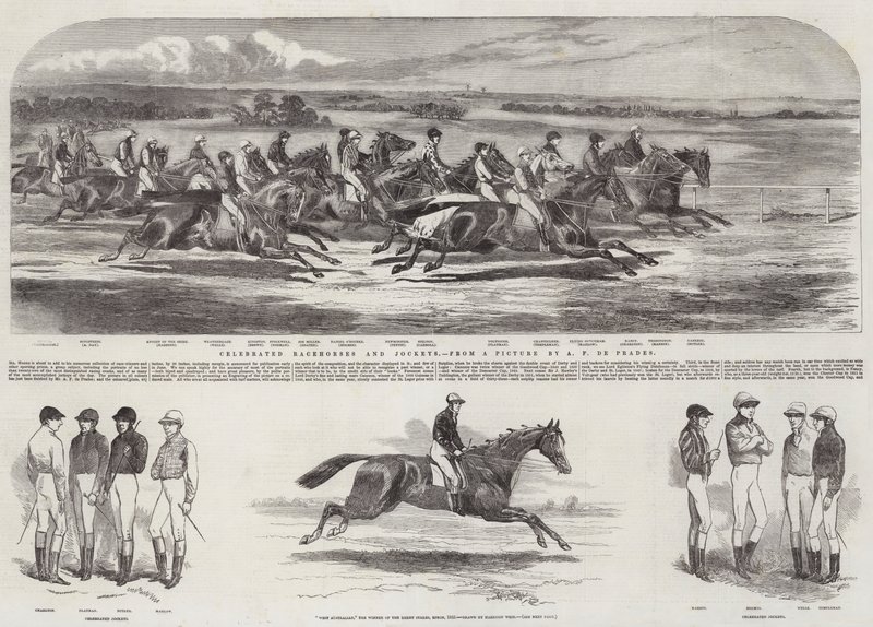 Beroemde renpaarden en jockeys door Alfred de Prades