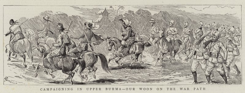Campagne in Opper-Birma, onze Woon op het oorlogspad door Alfred Chantrey Corbould