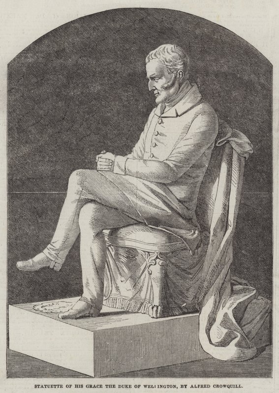Beeldje van Zijne Genade de Hertog van Wellington door Alfred Crowquill