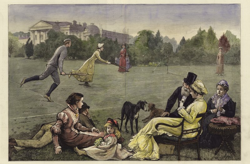 Lawn Tennis door Alfred Edward Emslie