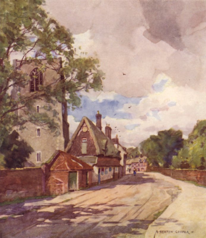 East Dereham, Norfolk door Alfred Heaton Cooper