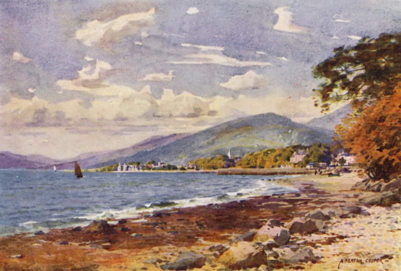 Rostrevor, County Down door Alfred Heaton Cooper