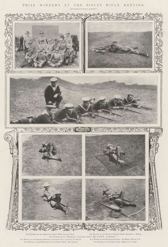 Prijswinnaars bij de Bisley Rifle Meeting door Alfred Hugh Fisher