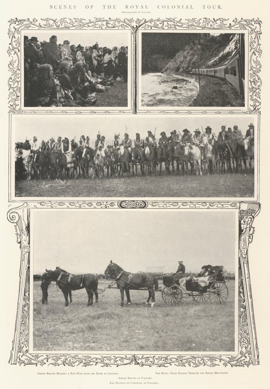 Scènes van de Koninklijke Koloniale Tour door Alfred Hugh Fisher