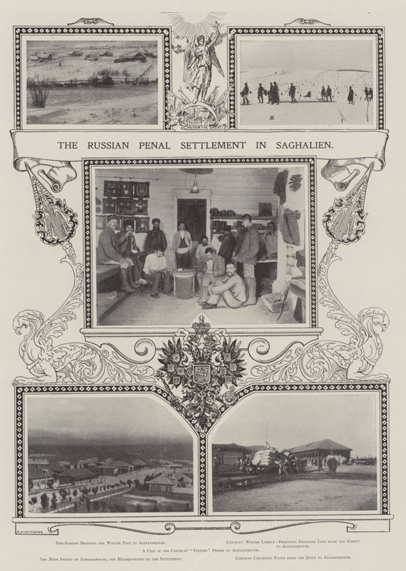 De Russische strafkolonie in Saghalien door Alfred Hugh Fisher
