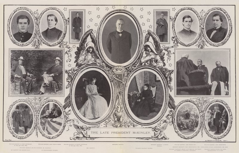 De overleden president McKinley door Alfred Hugh Fisher