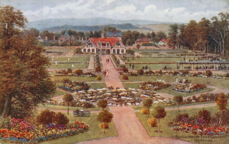 Beach House Park Tuinen, Worthing door Alfred Robert Quinton
