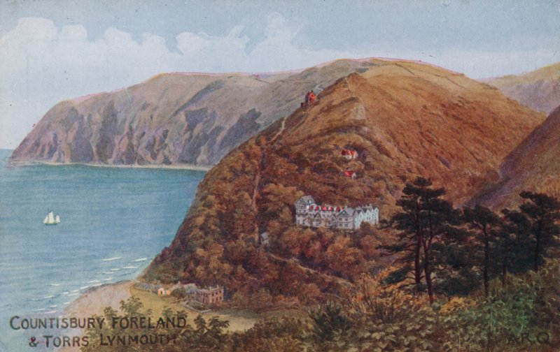 Countisbury Foreland en Torrs, Lynmouth, Devon door Alfred Robert Quinton