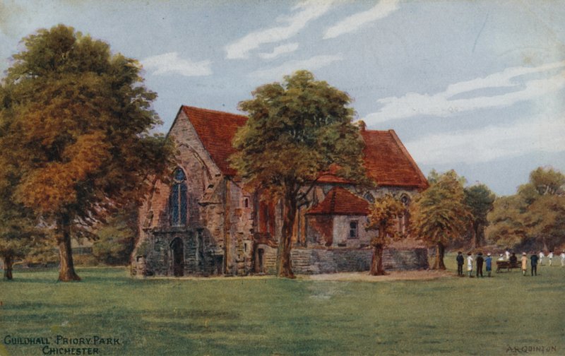 Guildhall, Priory Park, Chichester door Alfred Robert Quinton