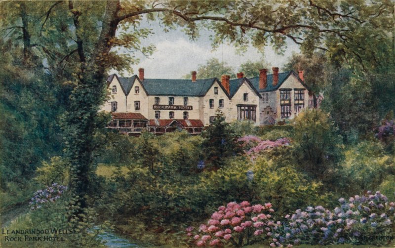 Llandrindod Wells, Rock Park Hotel door Alfred Robert Quinton