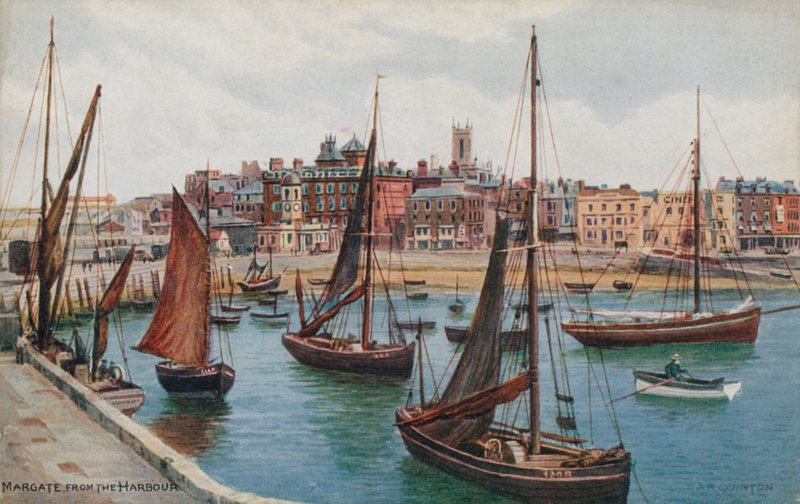 Margate, vanaf de haven door Alfred Robert Quinton