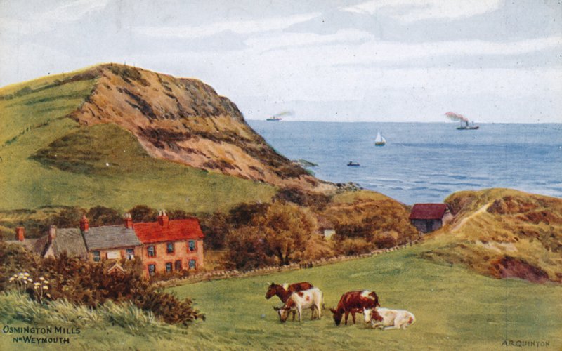 Osmington Mills, bij Weymouth door Alfred Robert Quinton