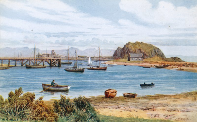 De Gimlet Rots, Pwllheli door Alfred Robert Quinton