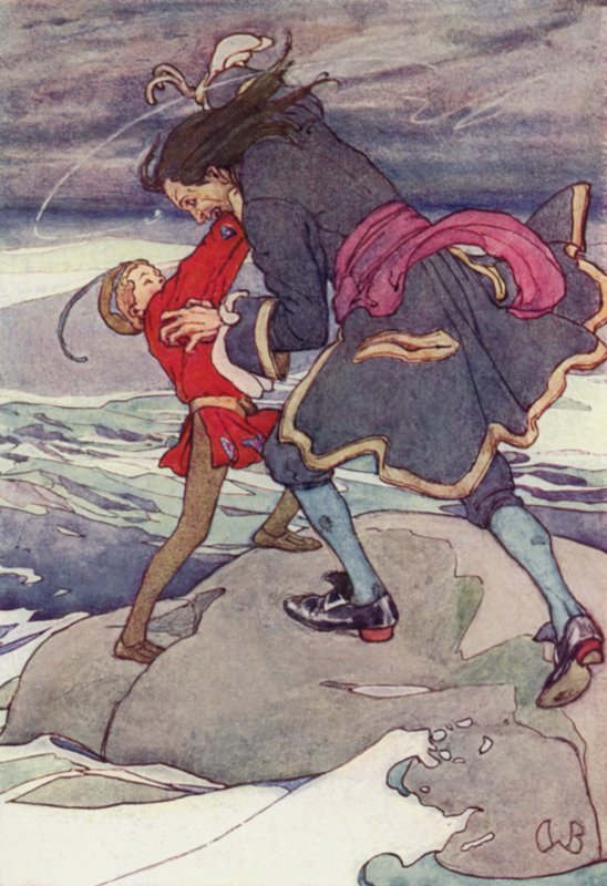 Een hevig gevecht ontstond door Alice Bolingbroke (after) Woodward