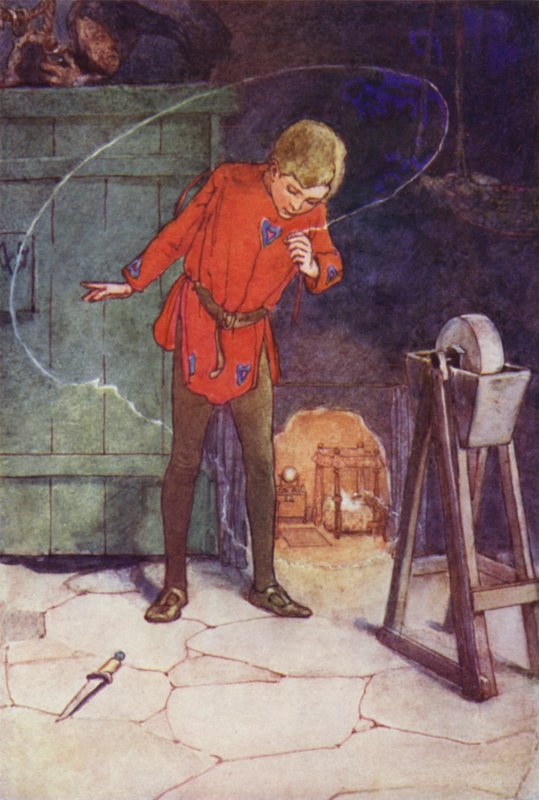 Hij zag Tinker Bell in zijn glas door Alice Bolingbroke (after) Woodward
