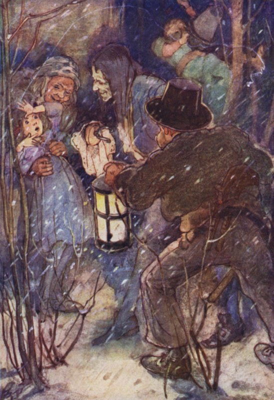 Gegrepen door een van de donkere schurken door Alice Bolingbroke (after) Woodward