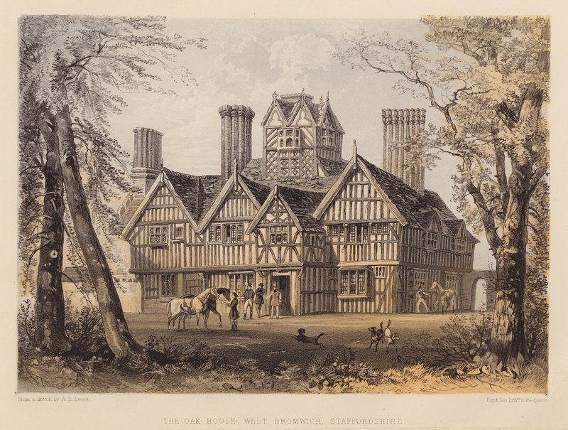 The Oak House, West Bromwich, Staffordshire door Allen Edward Everitt