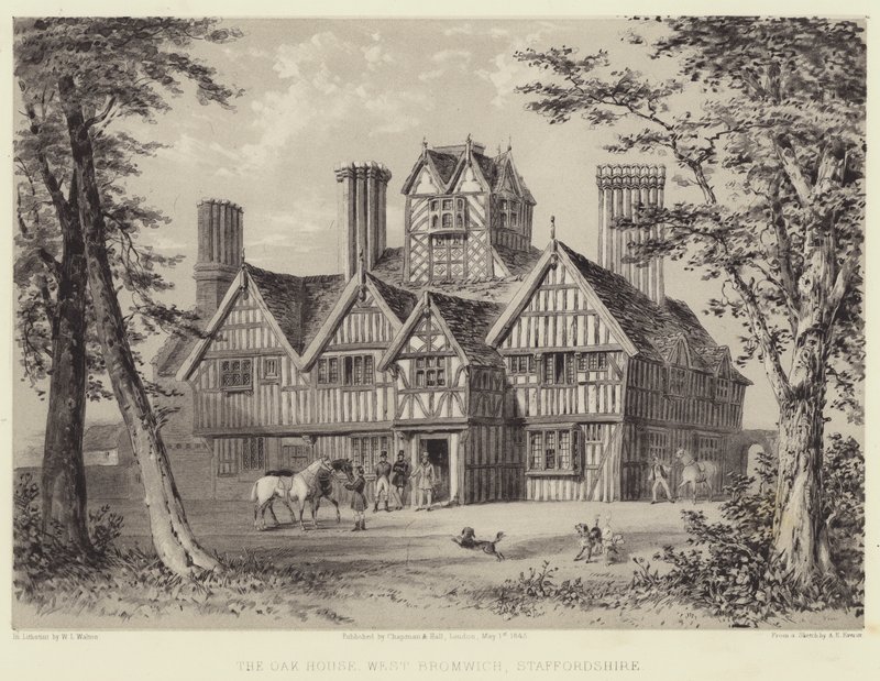 The Oak House, West Bromwich, Staffordshire door Allen Edward Everitt