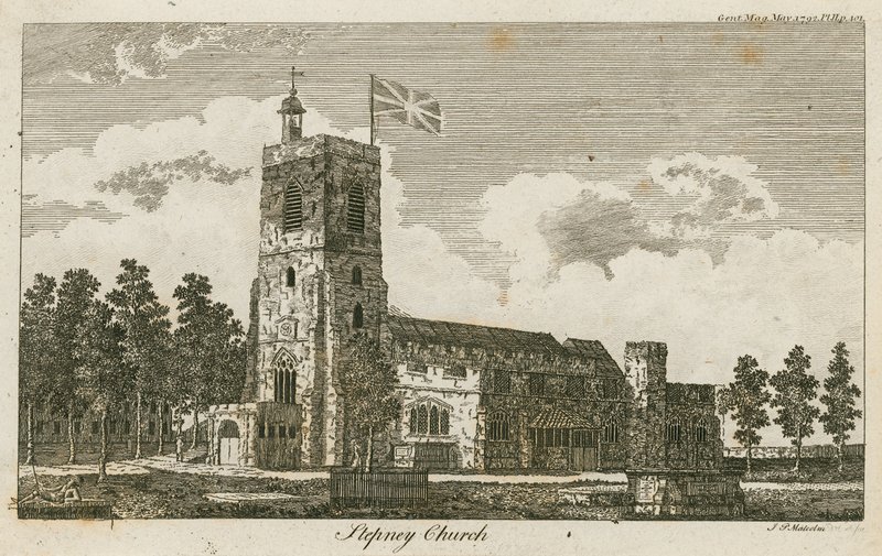 Stepney Church, Londen door Alois Schonn