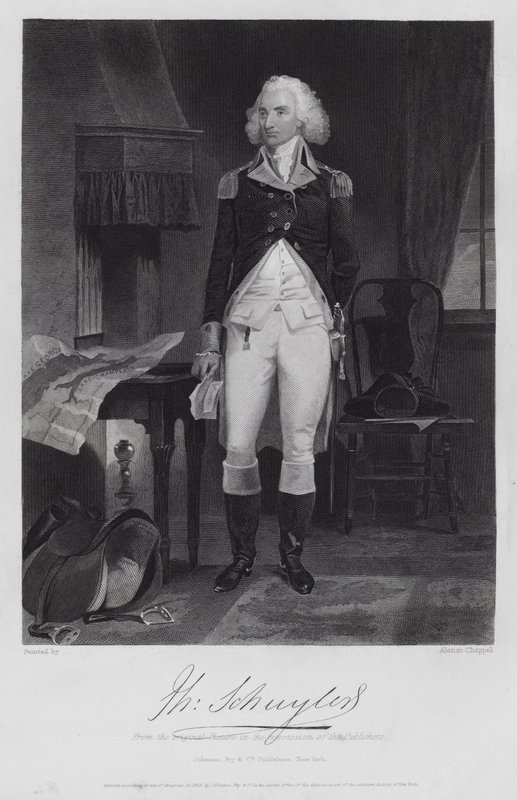 Philip Schuyler door Alonzo (after) Chappel