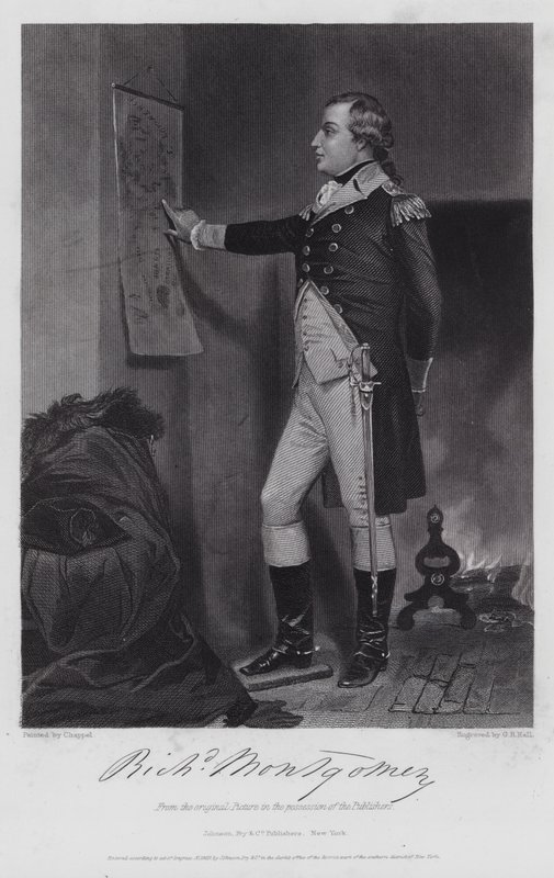 Richard Montgomery door Alonzo (after) Chappel
