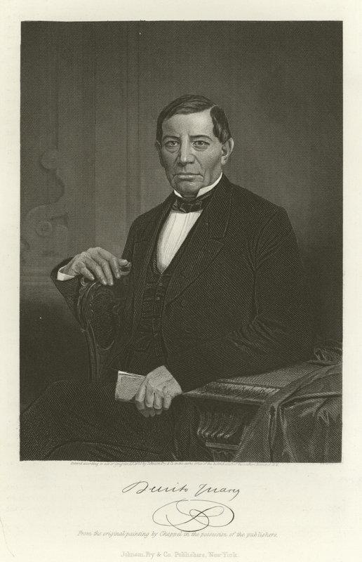 Benito Juarez door Alonzo Chappel