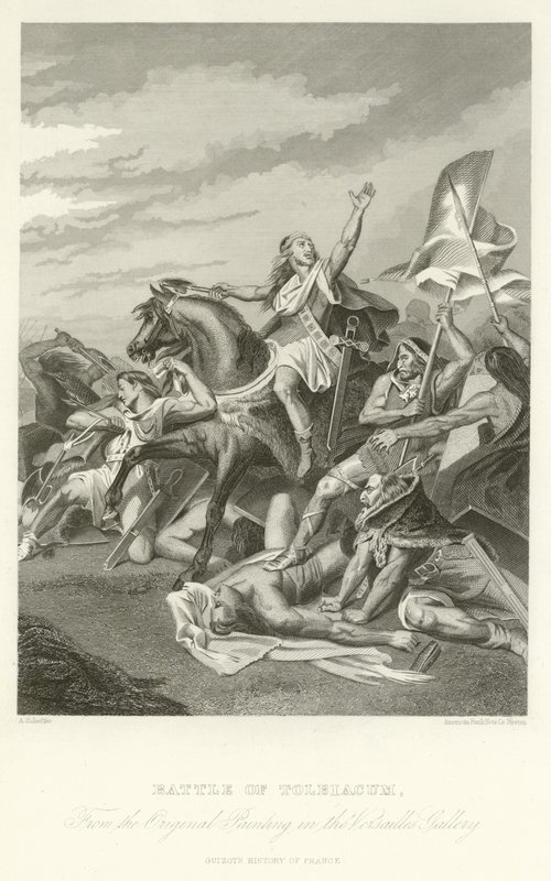 Slag bij Tolbiacum door Alphonse Marie de Neuville