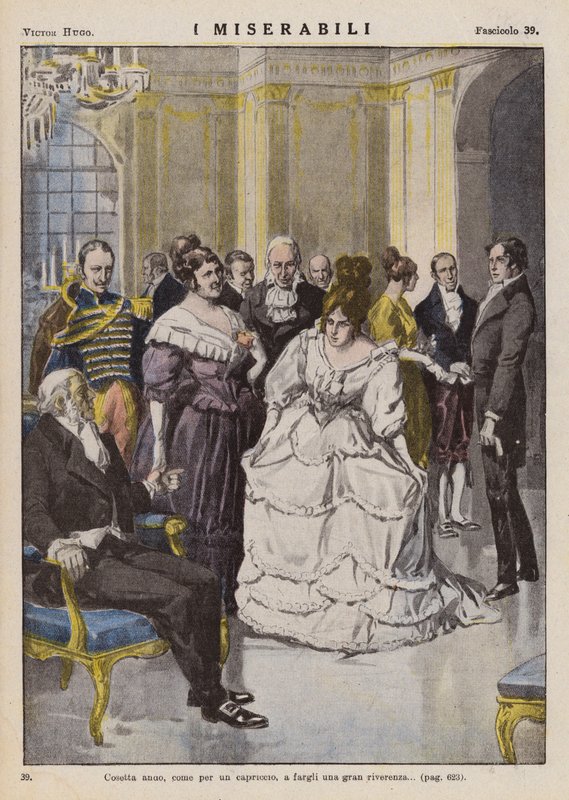 Illustratie voor Les Miserables door Victor Hugo door Ambrogio Lombardi