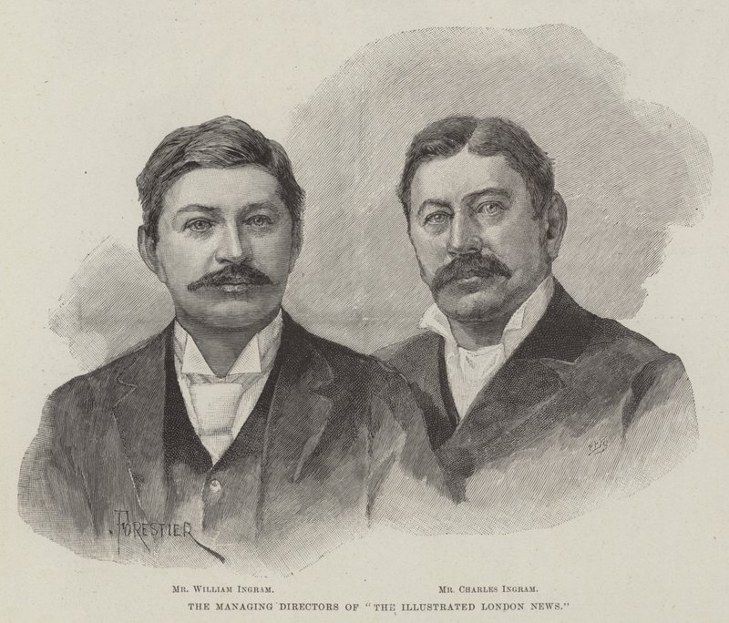 De directeur van The Illustrated London News door Amedee Forestier