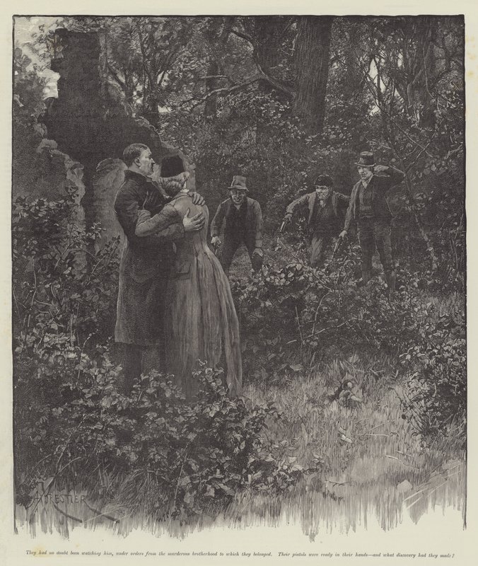 Blinde Liefde, door Wilkie Collins door Amedee Forestier
