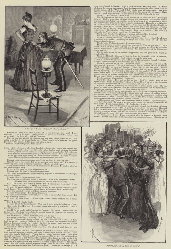 Mrs Hauksbee Sits Out, An Unhistorical Extravaganza, door Rudyard Kipling door Amedee Forestier