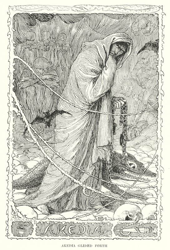 Akedia gleed voort (gravure) door Amelia M. (attr.to) Bowerley or Bauerle