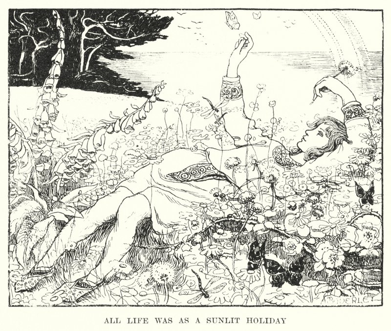 Heel het leven was als een zonnige vakantie door Amelia M. (attr.to) Bowerley or Bauerle
