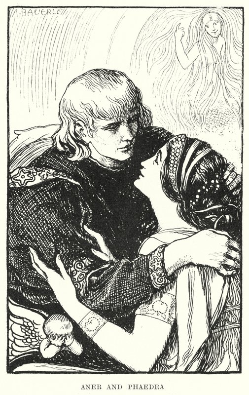 Aner en Phaedra door Amelia M. (attr.to) Bowerley or Bauerle