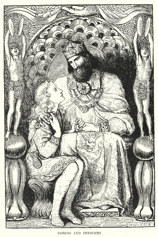 Doress en Innocens door Amelia M. (attr.to) Bowerley or Bauerle
