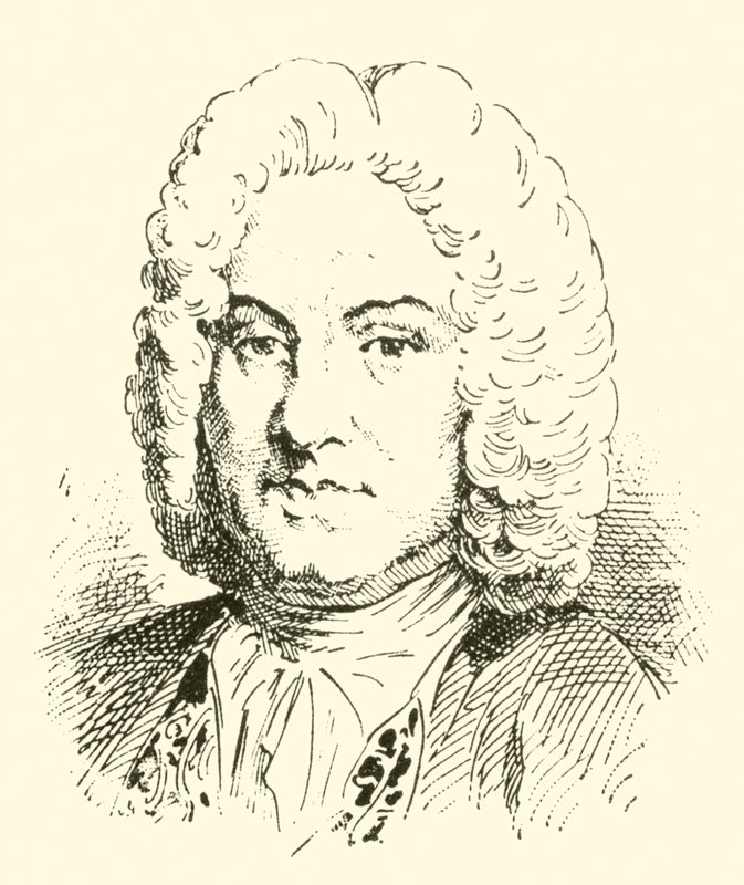 Francois Couperin (bijgenaamd Le Grand), 1668-1733 door American School