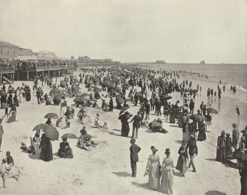 Strand in Atlantic City, New Jersey door American Photographer (after)