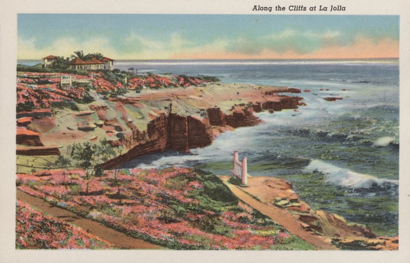 Californië: Langs de kliffen bij La Jolla door American Photographer (after)