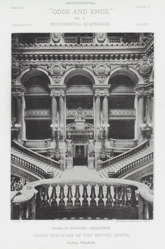 Grote Trap van de Nouvel Opera, Parijs, Frankrijk door American Photographer (after)