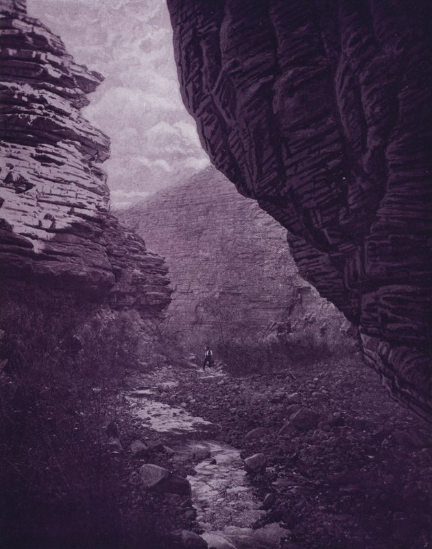 Grand Canyon van de Colorado, nabij de Tempel van Set door American Photographer (after)