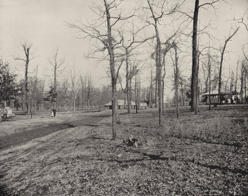 Guilford Court House, North Carolina (zwart-wit foto) door American Photographer (after)