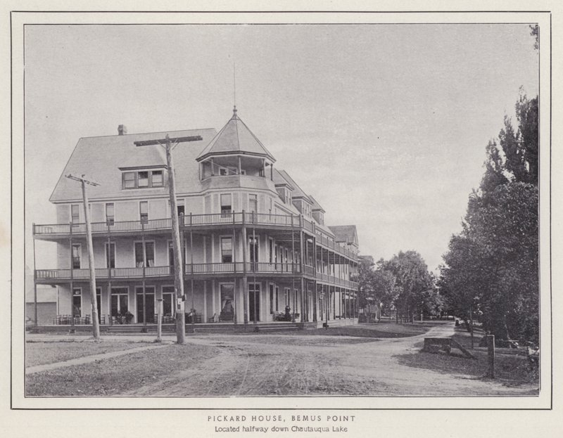 Jamestown, NY: Pickard House, Bemus Point door American Photographer (after)