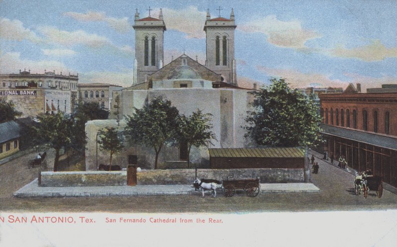 San Fernando Kathedraal in San Antonio, Texas, VS door American Photographer (after)