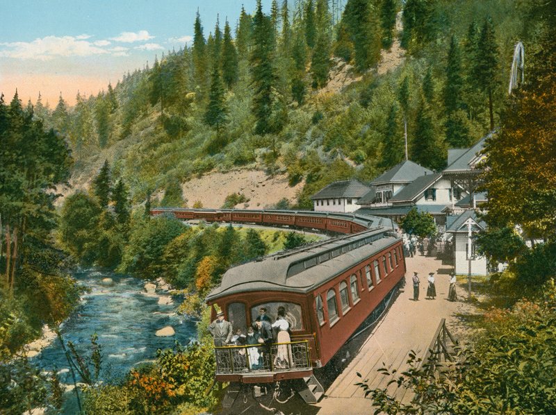 Shasta Springs, Californië door American Photographer (after)