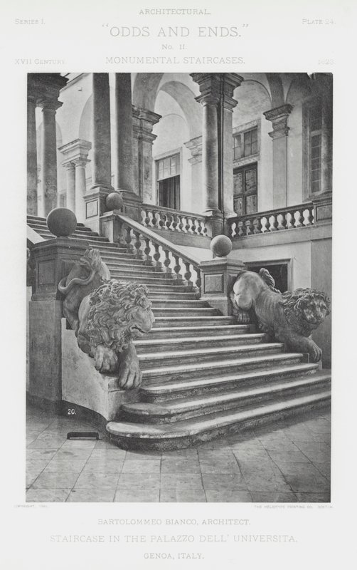 Trap in het Palazzo Dell
